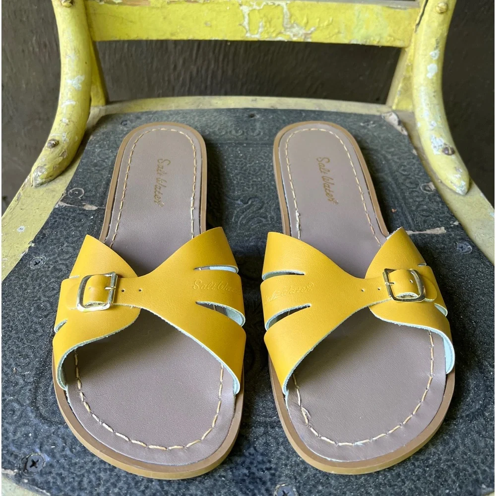 New Salt Water slides sandals size 8 NWOT - Picture 2 of 5